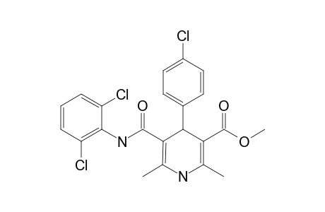 METHYL-4-(4-CHLOROPHENYL)-5-[(2,6-DICHLOROPHENYL)-CARBAMOYL]-2,6-DIMETHYL-1,4-DIHYDROXYPYRIDINE-3-CARBOXYLATE