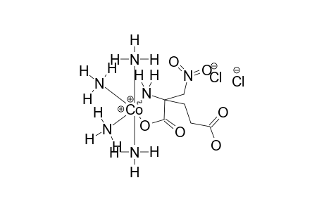 (2-AMINO-2-NITROMETHYLPENTANEDIOATO-N2,O1)-TETRAAMINE-COBALT(III)-CHLORIDE