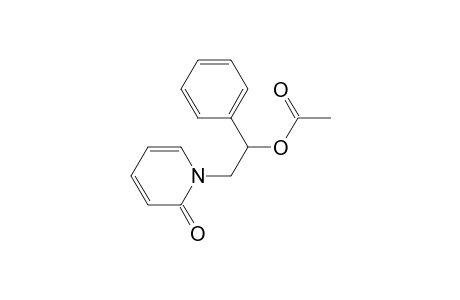 2(1H)-Pyridinone, 1-[2-(acetyloxy)-2-phenylethyl]-