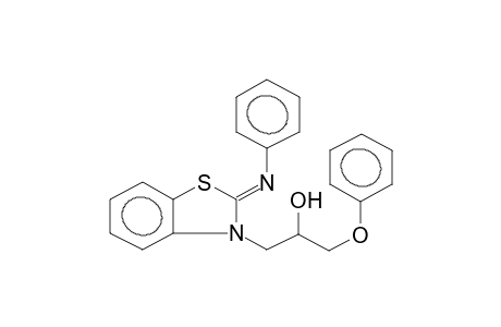 1-phenoxy-3-((2Z)-2-(phenylimino)-1,3-benzothiazol-3(2H)-yl)-2-propanol