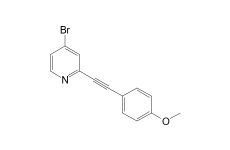 4-Bromo-2-((4-methoxyphenyl)ethynyl)pyridine