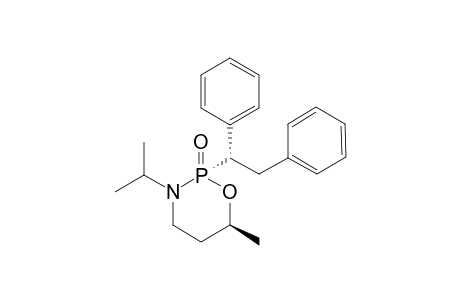 (S)-(2u,6l,1'l)-2-(1',2'-Diphenylethyl)-3-(1-methylethyl)-6-methyl-1,3,2-oxazaphosphorinane-2-oxide