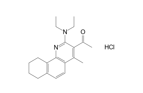 2-(diethylamino)-4-methyl-7,8,9,10-tetrahydrobenzo[h]quinolin-3-yl methyl ketone, monohydrochloride