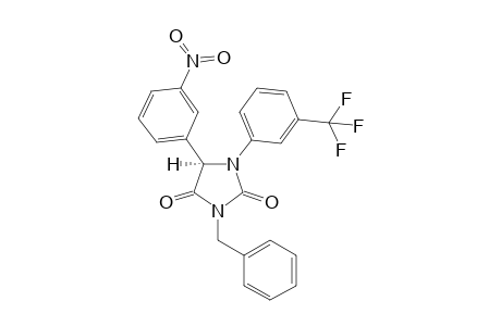 (R)-3-Benzyl-5-(3-nitro-phenyl)-1-(3-trifluoromethyl-phenyl)-imidazolidine-2,4-dione