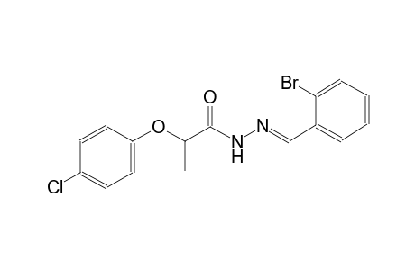 propanoic acid, 2-(4-chlorophenoxy)-, 2-[(E)-(2-bromophenyl)methylidene]hydrazide