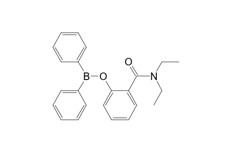 Borinic acid, diphenyl-, 2-[(diethylamino)carbonyl]phenyl ester