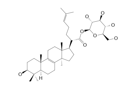 FOMITOSIDE-I;TRAMENTENOLIC-ACID-21-O-BETA-D-GLUCOPYRANOSIDE