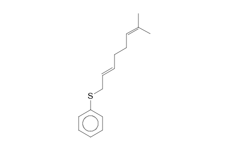 (7-Methyl-octa-2,6-dienylthio)benzene