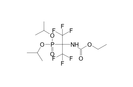 O,O-DIISOPROPYL-1-(ETHOXYCARBONYL)AMINOHEXAFLUOROISOPROPYLPHOSPHONATE