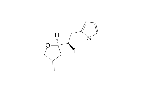 threo-2-(1-Iodo-2-(thiophen-2-yl)ethyl)-4-methylenetetrahydrofuran
