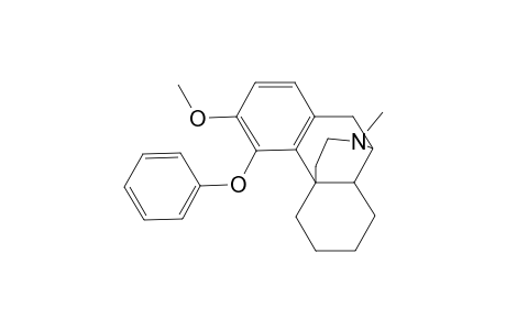 Morphinan, 3-methoxy-17-methyl-4-phenoxy-