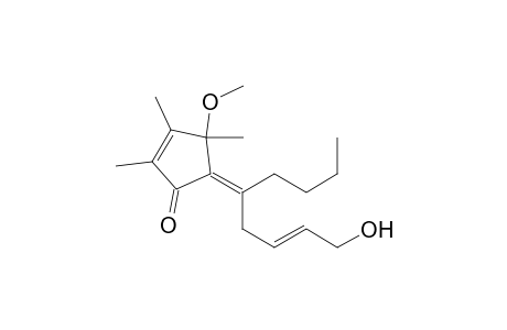 (5Z)-4-methoxy-2,3,4-trimethyl-5-[(E)-1-oxidanylnon-2-en-5-ylidene]cyclopent-2-en-1-one