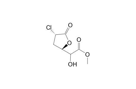 (+-)-Methyl 2-chloro-2,3-deoxy-DL-arabino-hexarate 1,4-lactone