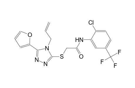 acetamide, N-[2-chloro-5-(trifluoromethyl)phenyl]-2-[[5-(2-furanyl)-4-(2-propenyl)-4H-1,2,4-triazol-3-yl]thio]-