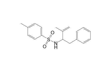 Benzenesulfonamide, 4-methyl-N-[2-methyl-1-(phenylmethyl)-2-propenyl]-, (S)-