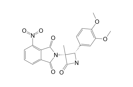 2-[2-(3,4-DIMETHOXYPHENYL)-3-METHYL-4-OXOAZETIDIN-3-YL]-4-NITROISOINDOLE-1,3-DIONE