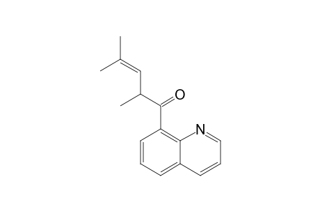 8-[(4-Methylpent-3-en-2-yl)carbonyl]quinoline