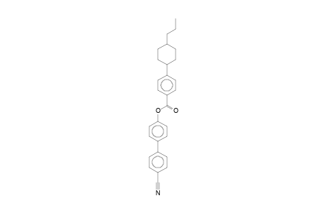 4'-Cyano[1,1'-biphenyl]-4-yl 4-(4-propylcyclohexyl)benzoate