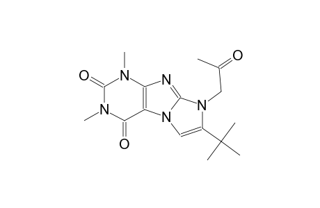 1H-imidazo[2,1-f]purine-2,4(3H,8H)-dione, 7-(1,1-dimethylethyl)-1,3-dimethyl-8-(2-oxopropyl)-