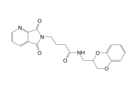 5H-pyrrolo[3,4-b]pyridine-6-butanamide, N-[(2,3-dihydro-1,4-benzodioxin-2-yl)methyl]-6,7-dihydro-5,7-dioxo-