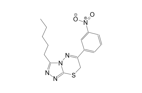 3-Amyl-6-(3-nitrophenyl)-7H-[1,2,4]triazolo[3,4-b][1,3,4]thiadiazine