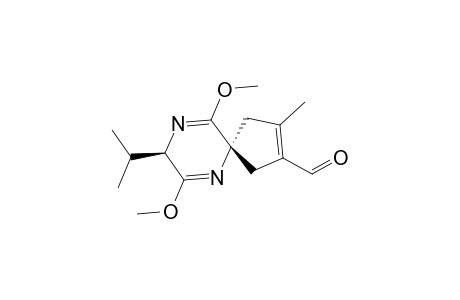 (5R,8R)-8-Isopropyl-7,10-dimethoxy-3-methyl-6,9-diazaspiro[4.5]deca-2,6,9-trien-2-carbaldehyde