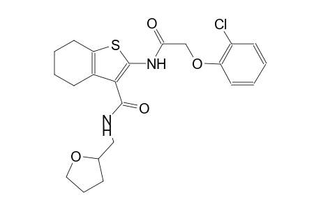 2-{[(2-chlorophenoxy)acetyl]amino}-N-(tetrahydro-2-furanylmethyl)-4,5,6,7-tetrahydro-1-benzothiophene-3-carboxamide