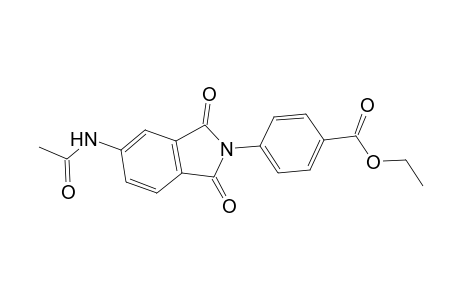 Ethyl 4-[5-(acetylamino)-1,3-dioxo-1,3-dihydro-2H-isoindol-2-yl]benzoate
