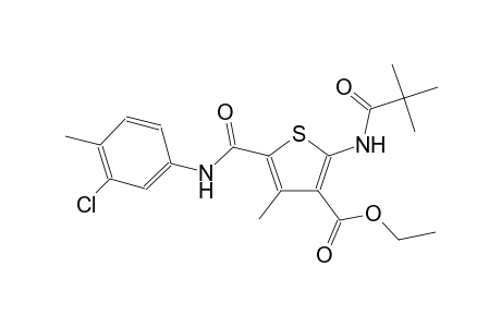 3-thiophenecarboxylic acid, 5-[[(3-chloro-4-methylphenyl)amino]carbonyl]-2-[(2,2-dimethyl-1-oxopropyl)amino]-4-methyl-, ethyl ester
