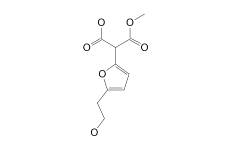2-[5-(2-HYDROXYETHYL)-FURAN-2-YL]-3-METHOXY-3-OXOPROPANOIC-ACID