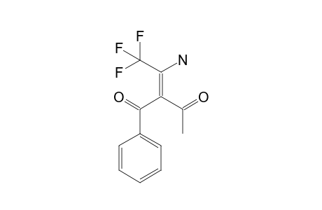 (2E)-2-(1-amino-2,2,2-trifluoroethylidene)-1-phenylbutane-1,3-dione