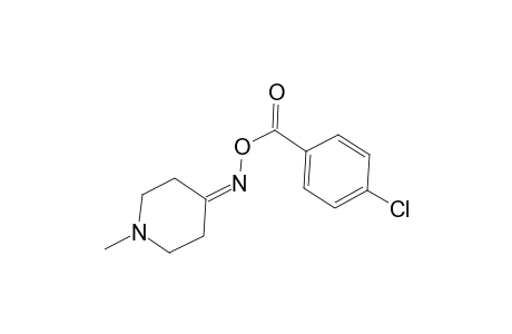 1-Methyl-4-piperidinone o-(4-chlorobenzoyl)oxime