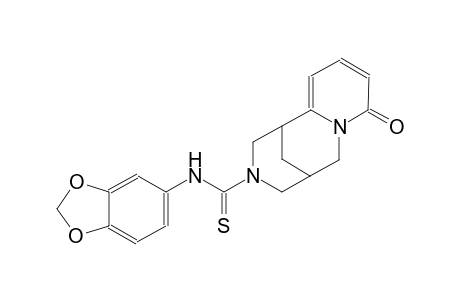(1S,9R)-N-(1,3-benzodioxol-5-yl)-6-oxo-7,11-diazatricyclo[7.3.1.0~2,7~]trideca-2,4-diene-11-carbothioamide