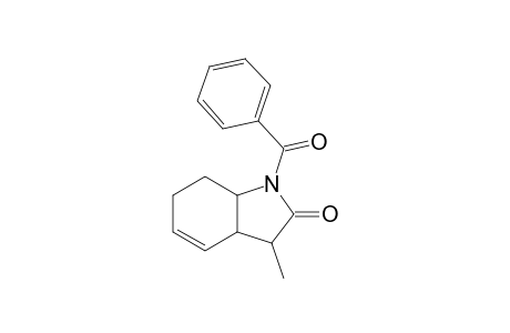 1-Benzoyl-1,3,3a,6,7,7a-hexahydro-3-methyl-2H-indol-2-one