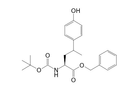 4-(4'-Hydroxyphenyl)-2S-[(t-butoxycarbonyl)amino]-pentanoic acid - Benzyl ester