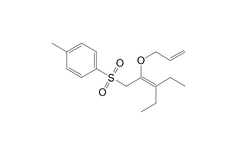 1-[[3-ethyl-2-(2-propenyloxy)-2-pentenyl]sulfonyl]-4-methylbenzene