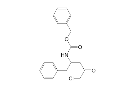 Carbamic acid, [4-chloro-3-oxo-1-(phenylmethyl)butyl]-, phenylmethyl ester, (S)-