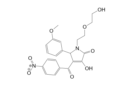3-hydroxy-1-[2-(2-hydroxyethoxy)ethyl]-5-(3-methoxyphenyl)-4-(4-nitrobenzoyl)-1,5-dihydro-2H-pyrrol-2-one