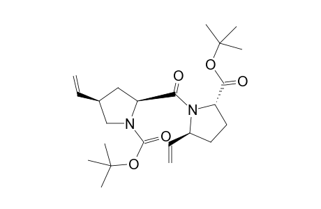 tert-butyl-(2S,4R)-2-((2S,5S)-2-(tert-butoxycarbonyl)-5-vinylpyrrolidine-1-carbonyl)-4-vinyl-pyrrolidine-1-carboxylate