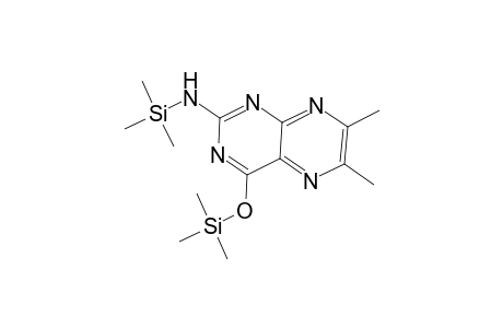 2-Pteridinamine, 6,7-dimethyl-N-(trimethylsilyl)-4-[(trimethylsilyl)oxy]-