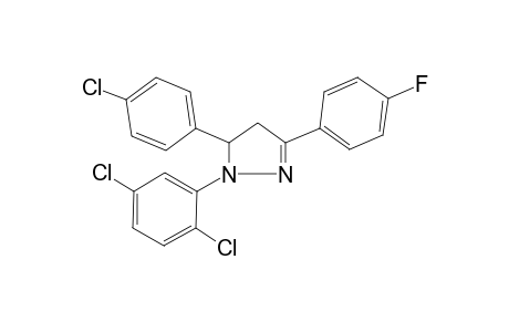 5-(4-Chlorophenyl)-1-(2,5-dichlorophenyl)-3-(4-fluorophenyl)-4,5-dihydro-1H-pyrazole