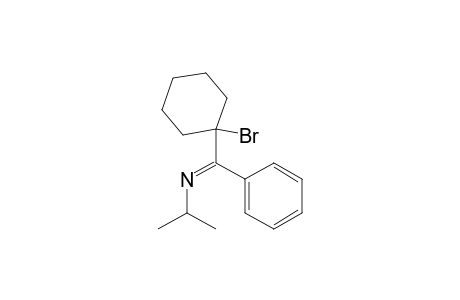 2-Propanamine, N-[(1-bromocyclohexyl)phenylmethylene]-