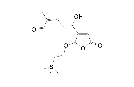 5-[2-(Trimethylsilyl)eth-1-oxy]-4-[(2E)-5-hydroxy-2-methylpent-2-enon-5-yl]furan-2(5H)-one