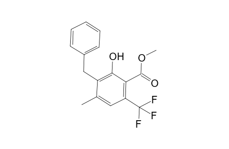 Methyl 3-Benzyl-2-hydroxy-4-methyl-6-(trifluoromethyl)benzoate