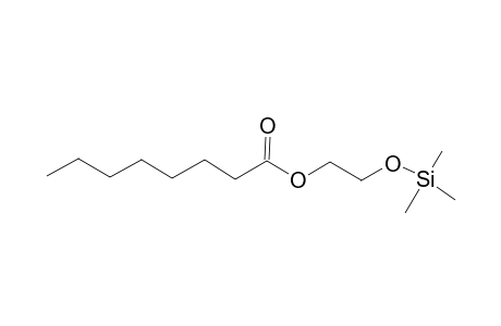 2-hydroxyethyl octanoate, TMS Derivative