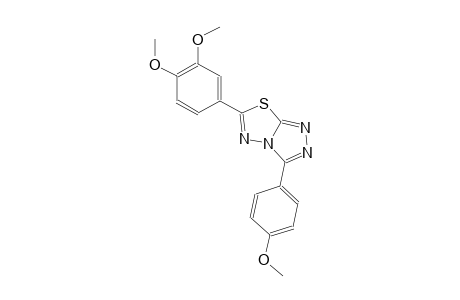 6-(3,4-dimethoxyphenyl)-3-(4-methoxyphenyl)[1,2,4]triazolo[3,4-b][1,3,4]thiadiazole