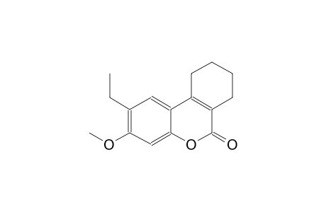 6H-dibenzo[b,d]pyran-6-one, 2-ethyl-7,8,9,10-tetrahydro-3-methoxy-