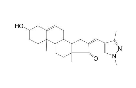16-[(1,3-dimethyl-1H-pyrazol-4-yl)methylene]-3-hydroxyandrost-5-en-17-one