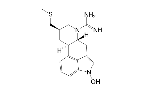 Ergoline-6-carboximidamide, N-hydroxy-8-[(methylthio)methyl]-, (8.beta.)-