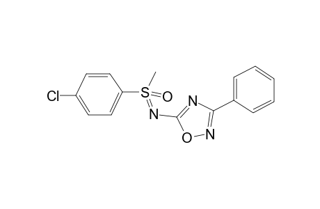 (4-Chlorophenyl)(methyl)[(3-phenyl-1,2,4-oxadiazol-5-yl)imino]-.lambda.6-sulfanone